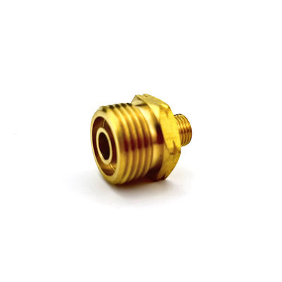 High Precision Customization Brass Solution Connector for Machining Tolerance /-0.05mm